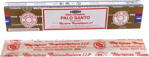 Miniatura 3 de Satya Nag Champa - Palitos de incienso Palo Santo 12 paquetes X 0.53 oz Caja de 6.35 oz Calidad de exportación