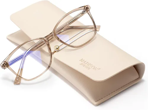 Miniatura 12 de Madison Avenue TR90 Blue Light Blocking Glasses for Women, Anti Eyestrain Glare Classic TV Phone Computer Gaming Eyeglasses
