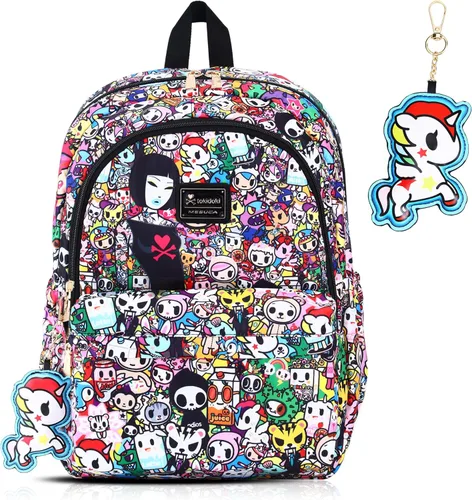 Miniatura 13 de Tokidoki Mochila con llavero Unicorno linda mochila de viaje para laptop para mujer, bolsa casual, mochila ligera, mochila de día