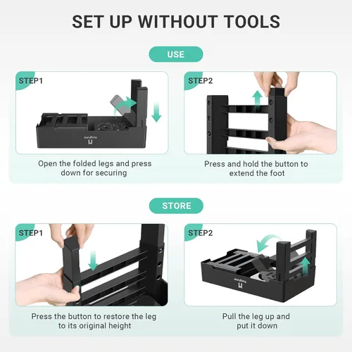 Miniatura 7 de Cuencos elevados para perros, 2 en 1 con comedero lento elevado para perros, con antiderrames, antideslizante, sin sacudidas, cuenco de agua de 4