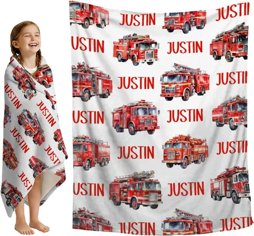 Miniatura 17 de Mantas con nombre personalizado, manta de transporte personalizada, manta de automóvil ultrasuave para niños y niñas, regalo de 40 x 50 pulgadas