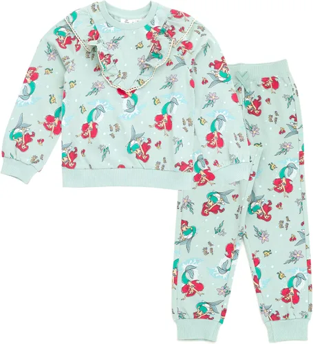 Miniatura 15 de Disney Conjunto de sudadera de vellón y pantalones deportivos para niñas, tallas de recién nacido a niño grande (recién nacido - 14-16)