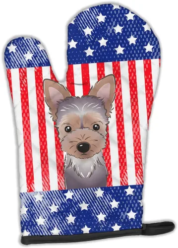 Miniatura 228 de Caroline's Treasures BB4020OVMT Dog House Collection Border Collie - Guante de horno grueso resistente al calor para sartenes calientes y horno