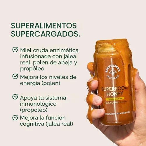 Miniatura 8 de BEEKEEPER'S NATURALS B.Powered - Alimenta tu cuerpo y mente, ayuda con el apoyo inmunológico, claridad mental, energía mejorada y rendimiento