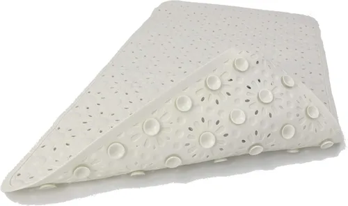 SafeLand - Tapete antideslizante para baño, ducha, bañera, material TPR, ecológico, sin PVC, lavable a máquina, sin olor, con potentes ventosas y
