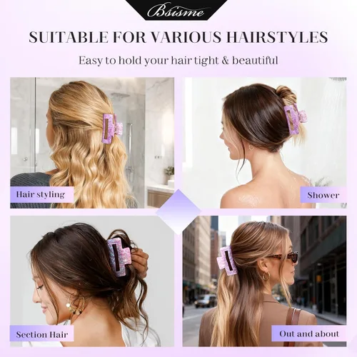 Miniatura 6 de Bsisme Juego de cepillos para el cabello, cepillo de pelo profesional curvado para un secado más rápido, cepillos desenredantes para mujeres
