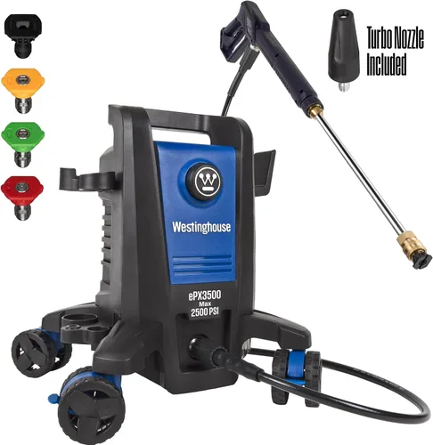 Miniatura 2 de Westinghouse ePX3500 - Lavadora a presión eléctrica, 2500 PSI máx. 1.76 GPM máximo y lavadora a presión, accesorio de boquilla 6 en 1