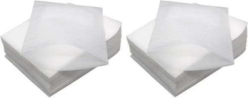 Miniatura 8 de 100 bolsas de espuma de cojín de 6 x 7.8 pulgadas, fundas protectoras para envíos en movimiento, suministros de amortiguación para embalaje