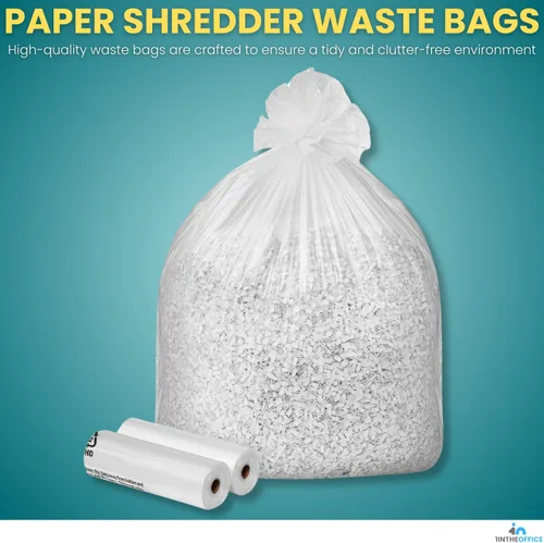 Miniatura 2 de Bolsas para trituradora 1InTheOffice de 15.8 galones, bolsas de residuos para trituradora de papel de 15.8 galones, 50/caja