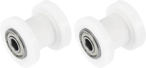 Miniatura 6 de Motoforti 2 unidades de rodillo tensor de cadena de 0.315 pulgadas (0.315 in), polea tensora para motocicletas, Dirt Pit Bike Negro