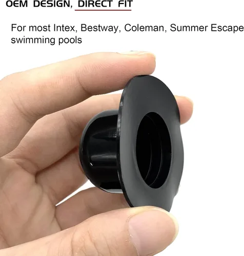 Miniatura 4 de Repuesto de enchufe de pared para piscina Intex Bestway Coleman Summer Escape Ground Piscinas Filtro Bomba Filtro Agujero Tapón (4 unidades)