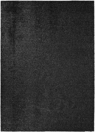 Garland Rug Alfombra de césped artificial de 5 pies x 8 pies, grande para interiores/exteriores, color negro - Negro exuberante, duradera y de bajo