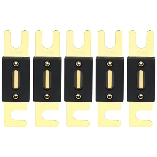 Miniatura 7 de Baomain Paquete de 2 fusibles ANL de 300 A a granel con terminales chapados en oro para audio de automóvil, amplificador, camión, barco, RV