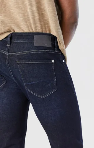 Miniatura 33 de Mavi Jake - Jeans para hombre, tiro regular, pierna ajustada