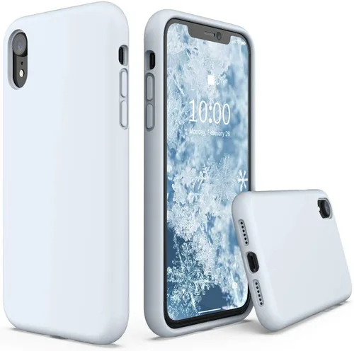 Miniatura 12 de SURPHY - Carcasa de silicona para iPhone XR, suave, a prueba de golpes, con forro de microfibra, compatible con iPhone XR (2018) de 6.1 pulgadas