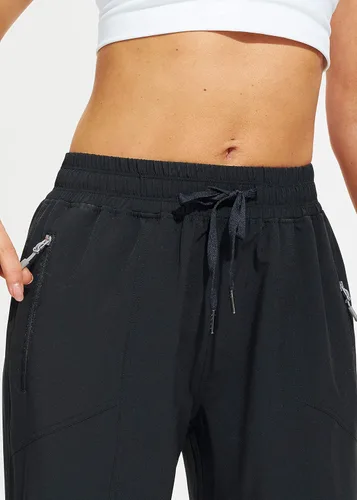 Miniatura 3 de Libin - Pantalones ligeros para correr de secado rápido para mujer pantalones de senderismo con bolsillos con cremallera