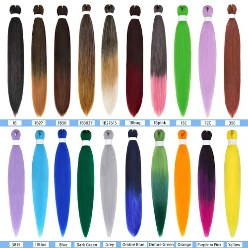 Miniatura 4 de 8 paquetes de extensiones preestiradas - 16 pulgadas de cabello trenzado premium, 55G/paquete, sin picazón, fijación en agua caliente, textura Perm