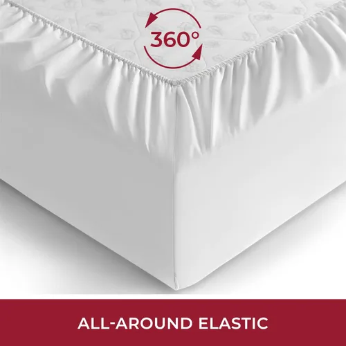 Miniatura 4 de Mellanni Sábana Bajera de Bolsillo Extra Profundo Queen - Sábanas de Cama de la Colección Icónica con Bolsillo Profundo de hasta 21 Pulgadas - 1102