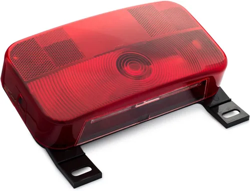Miniatura 7 de Lumitronics Luz de montaje en superficie roja, soporte de licencia y luz de matrícula, parada/giro/cola para RV, remolque, cámper, quinta rueda