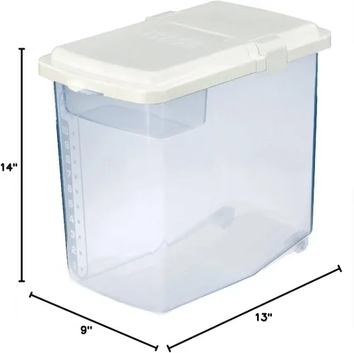 Miniatura 3 de JapanBargain Contenedor de arroz, Transparente