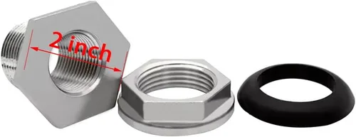 Miniatura 3 de Beduan 1" Conector Hembra de Mamparo para Tanque de Agua de Acero Inoxidable Thru-Hull