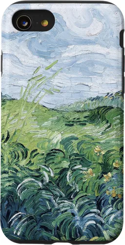Miniatura 18 de Funda para iPhone 12 Pro Max Van Gogh Green Wheat Fields Modern Art Painting Phone Cover Case
