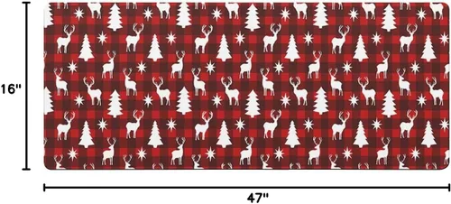 Miniatura 2 de Tapete de baño de Navidad para bañera, antideslizante, de secado rápido y absorbente, de tierra de diatomeas, fregadero, dormitorio, cocina