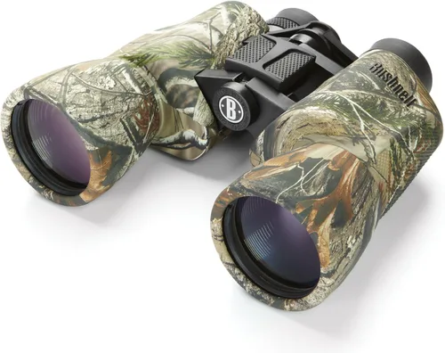 Bushnell PowerView – Binoculares Instafocus de 10 x 50 mm Porro Prism, Realtree AP