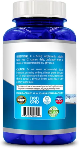 Miniatura 2 de Vitamina natural Quercetina Máxima Fuerza 1000mg 200 Cápsulas Sin Gluten Sin OMG