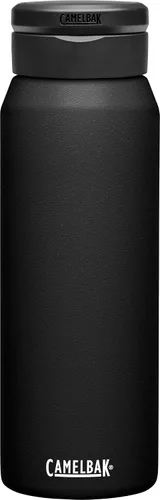 CamelBak Fit Cap - Botella de agua aislada al vacío de acero inoxidable, 32 onzas, color negro Wild Strawberry