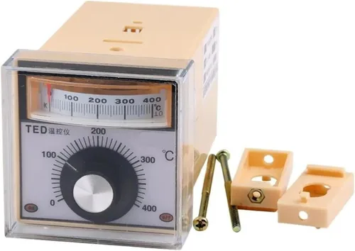 TED-2001 Pointer Temperature Controller 0-400 Degrees Celsius K Type Thermostat AC220V