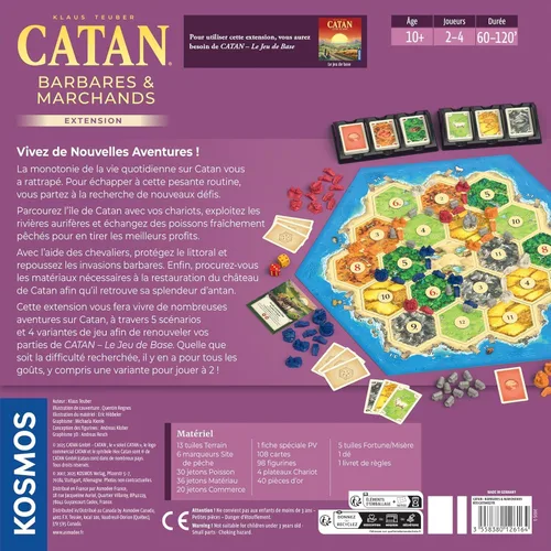 Miniatura 3 de Juego de mesa CATAN Traders & Barbarians Expansión (6ª edición) Explora nuevas aventuras, juego de estrategia para niños y adultos, a partir de 12