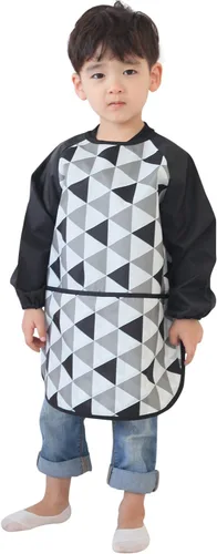 Miniatura 42 de Plie Kids Waterproof Art Smock – Long Sleeve Apron for Painting, Baking, Sensory Play (Ages 1–10)