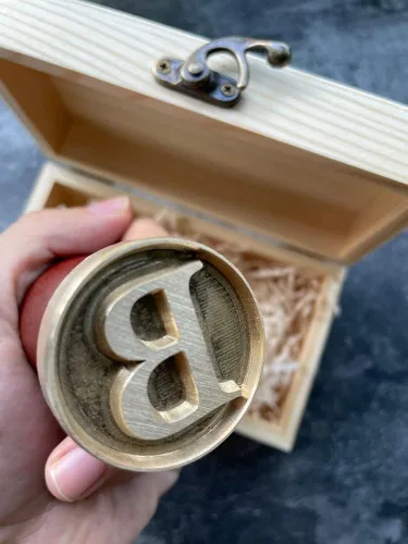Miniatura 3 de Sello de arcilla personalizado para cerámica y cerámica, sellos de madera para arcilla, sello de jabón de regalo para sellos de polímero de Potter