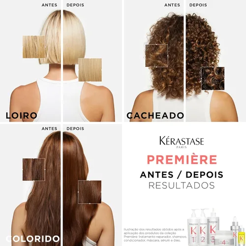Miniatura 7 de Kérastase Premiere Tratamiento Pre-Champú de Reparación - Doble Acción para Cabello Más Fuerte, Repara Daños y Acumulación de Calcio, 93% Menos