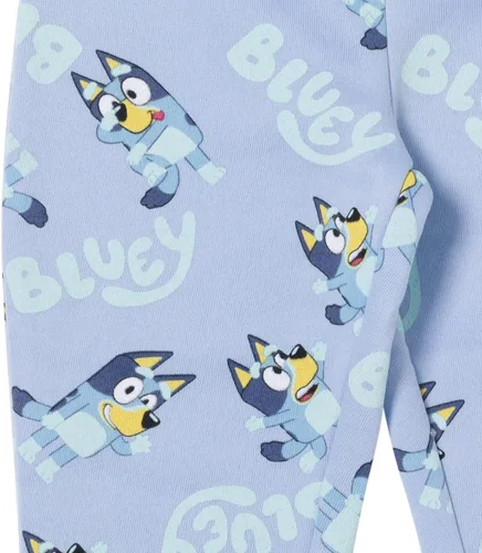 Miniatura 6 de Bluey Conjunto de sudadera con capucha de forro polar con cremallera para niños pequeños a grandes