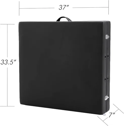 Miniatura 3 de Sierra Comfort Mesa portátil para estiramientos, baja, color negro.