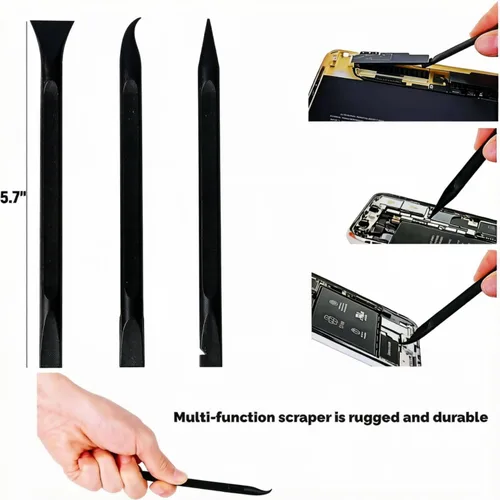 Miniatura 7 de Raspador de plástico multiusos herramienta de limpieza antiarañazos, fácil de limpiar espacios pequeños y estrechos y huecos, perfecto para quitar 3