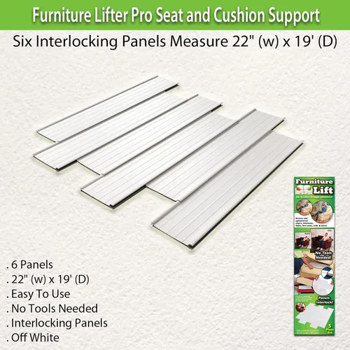 Miniatura 4 de Furniture Lifter Pro H-HI24219 - Seis paneles entrelazados, color blanco