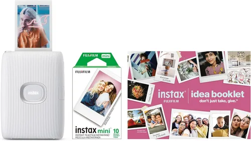 Paquete de Impresora para Smartphone Fujifilm Instax Mini Link 2 2025 - Blanco Arcilla