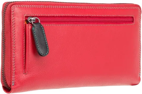 Miniatura 6 de Visconti Spectrum 33 - Cartera de cuero suave multicolor para mujer, Rojo