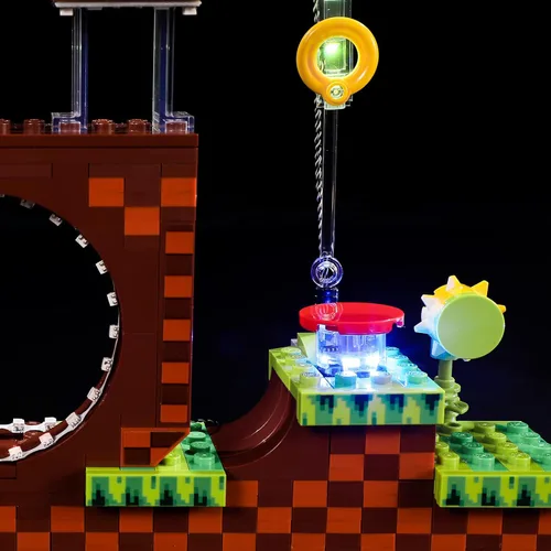 Miniatura 8 de BRIKSMAX Luz para Lego-21331 Sonic Hedgehog Green Hill Zone - Kit de iluminación LED compatible con Lego Ideas - No incluye el set de Lego