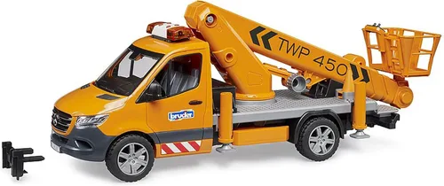 Miniatura 3 de Bruder 02679 MB Sprinter camión de servicio/grúa, cesta hombre w L/S módulo