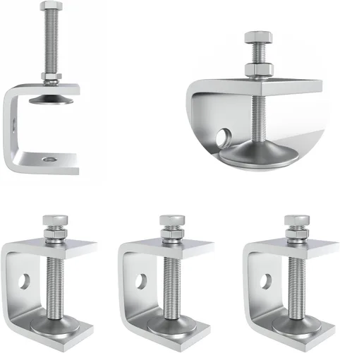 Miniatura 8 de Abrazadera resistente de acero inoxidable de 7/8 pulgadas, abrazadera en forma de C de acero inoxidable con apertura de 0.63 pulgadas, adecuada