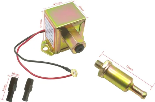 Miniatura 2 de Bomba de combustible eléctrica universal de servicio pesado de 12V para gasolina y diésel, en línea, dentro del tanque, con kit de instalación