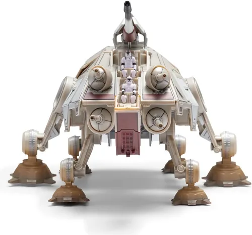Miniatura 3 de Star Wars Micro Galaxy Squadron at-TE - vehículo de seis patas de 9 pulgadas con deslizador de 2,5 pulgadas y cinco accesorios de microfiguras