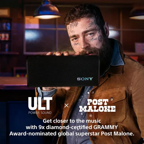 Miniatura 2 de Sony ULT Field 3 - Altavoz inalámbrico portátil Bluetooth, IP67 a prueba de agua, polvo, óxido y golpes con graves mejorados, batería de 24 horas
