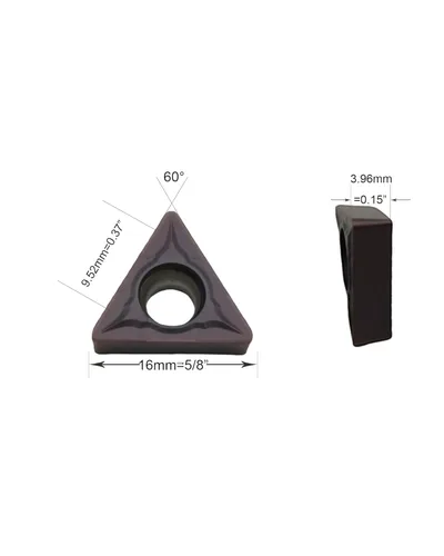 Miniatura 5 de 20pcs TCMT32.51 TCMT32.52 TCMT16T304 TCMT16T308 insertos de carburo insertos de torneado para barra de corte de metal
