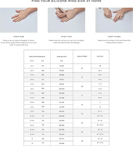 Miniatura 3 de QALO Crosshatch Q2X - Anillo de goma de silicona para hombre, anillo de boda de goma, transpirable, duradero, anillo de boda de goma para hombres