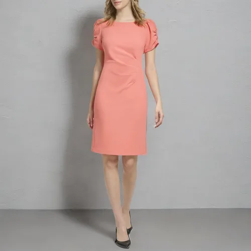 Miniatura 5 de Karl Lagerfeld Womens Waist Detail Puff Sleeve Sheath Dress